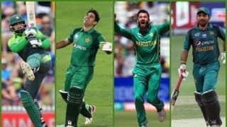 Pakistan World Cup squad: No Mohammad Amir or Asif Ali, Junaid Khan in